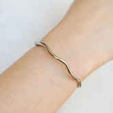 Bracelete Wave – Prateado